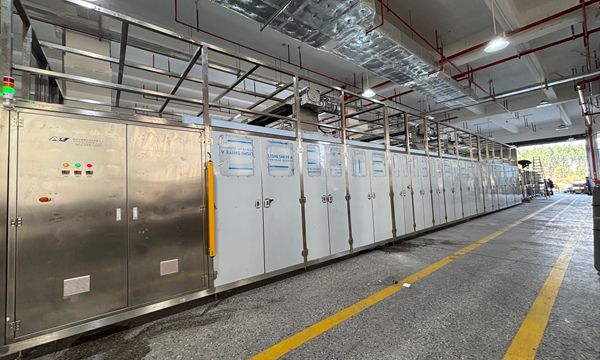 【多槽超声波清洗设备】9槽全自动铝阳极氧化基体清洗线